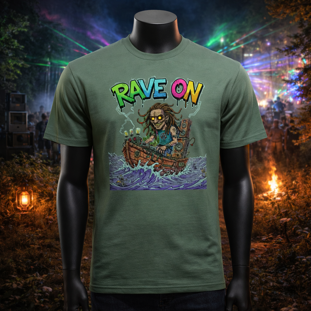 RAVE ON T-SHIRT
