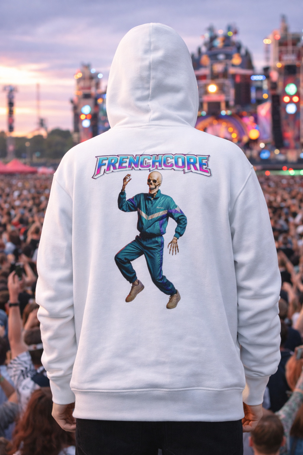 frenchcore raver hoodie