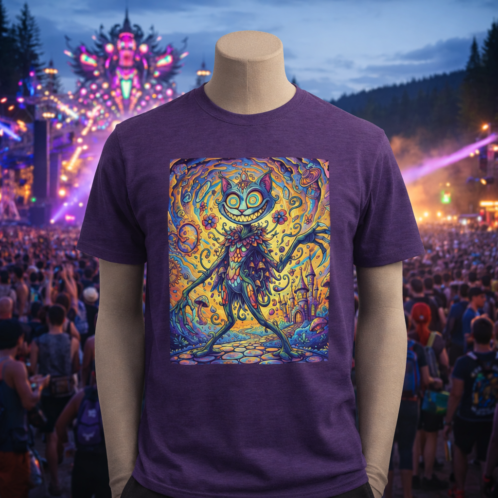 Cosmic Rave Creature Psychedelic T-Shirt