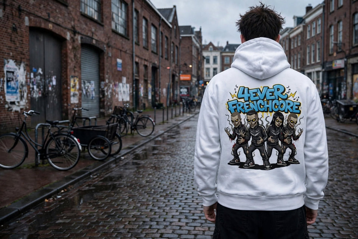4Ever Frenchcore Zombie Hoodie | Hardcore & Rave