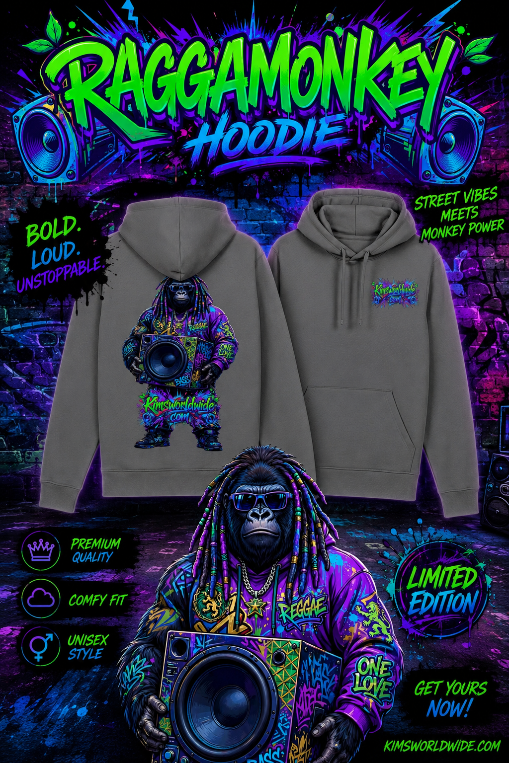 🦍 Raggamonkey Hoodie 🦍