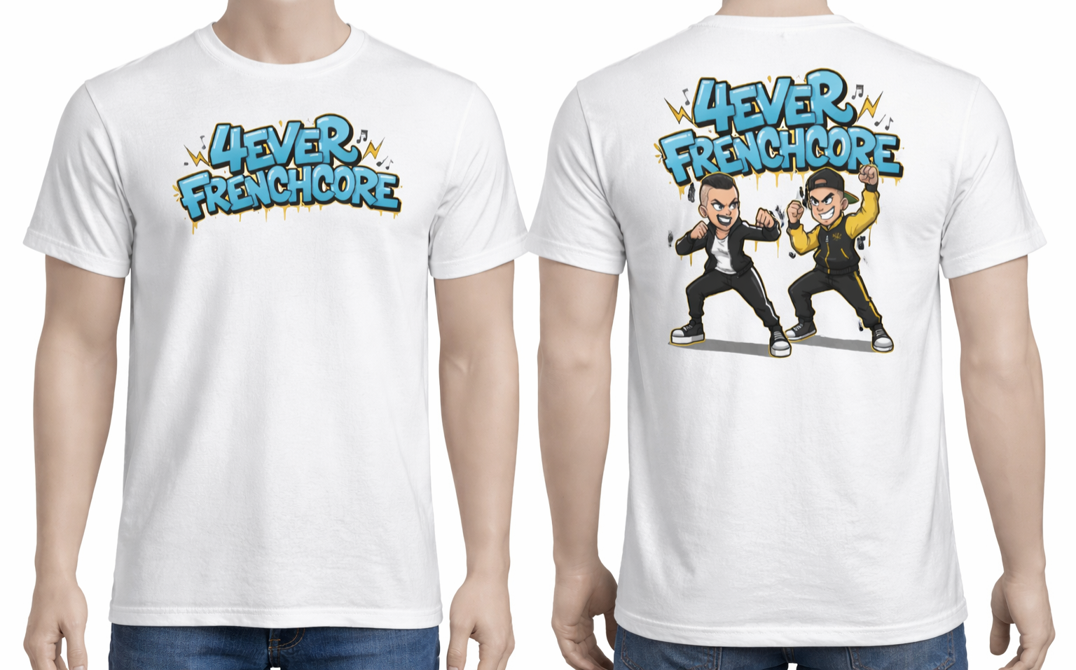 4Ever Frenchcore Gabber Rave T-Shirt